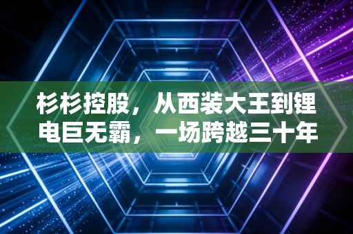 杉杉控股，从西装大王到锂电巨无霸，一场跨越三十年的激进豪赌与家族传承的隐忧