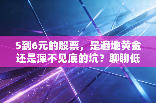 5到6元的股票，是遍地黄金还是深不见底的坑？聊聊低价股的真实生存法则