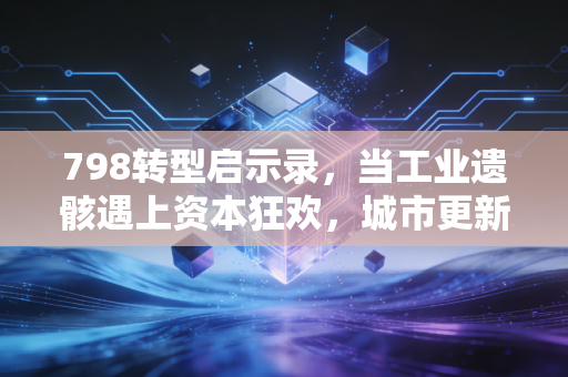 798转型启示录，当工业遗骸遇上资本狂欢，城市更新的经济账该怎么算？