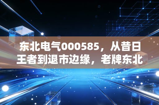 东北电气000585,从昔日王者到退市边缘,老牌东北股的沉浮启示录
