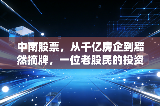 中南股票，从千亿房企到黯然摘牌，一位老股民的投资渡劫之路
