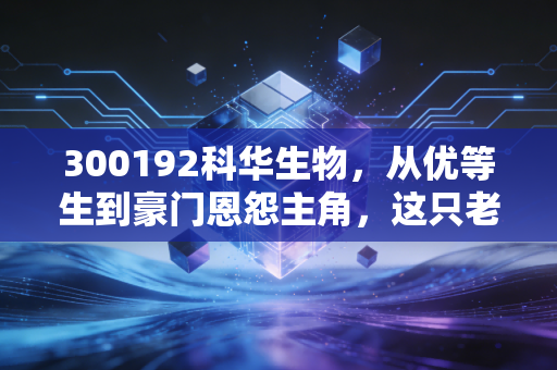 300192科华生物，从优等生到豪门恩怨主角，这只老牌医药股到底还有没有救？
