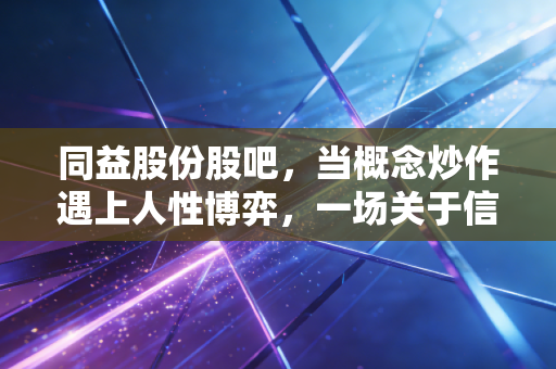 同益股份股吧，当概念炒作遇上人性博弈，一场关于信仰与现实的拉锯战