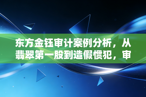 东方金钰审计案例分析，从翡翠第一股到造假惯犯，审计防线是如何一步步失守的？