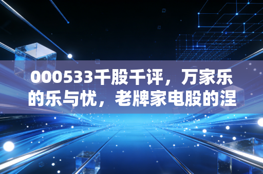 000533千股千评,万家乐的乐与忧,老牌家电股的涅槃还是沉沦?