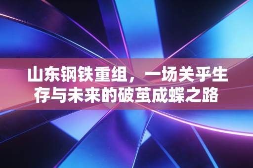 山东钢铁重组,一场关乎生存与未来的破茧成蝶之路