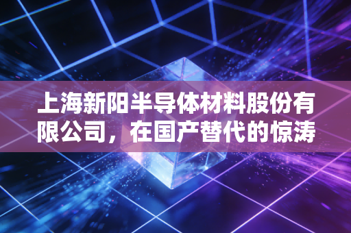 上海新阳半导体材料股份有限公司，在国产替代的惊涛骇浪中，寻找那颗坚实的芯
