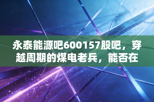 永泰能源吧600157股吧，穿越周期的煤电老兵，能否在储能赛道迎来第二春？