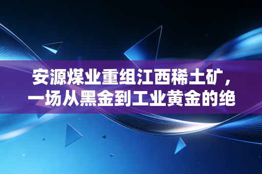 安源煤业重组江西稀土矿,一场从黑金到工业黄金的绝地突围