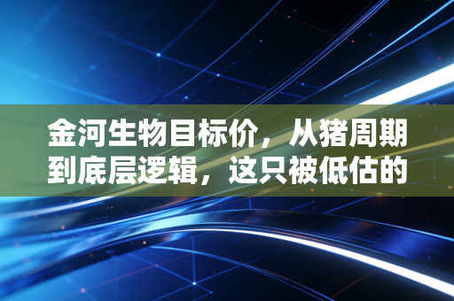 金河生物目标价,从猪周期到底层逻辑,这只被低估的农牧龙头到底值多少钱?