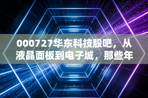 000727华东科技股吧,从液晶面板到电子城,那些年散户们错过的与坚守的