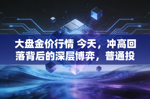 大盘金价行情 今天，冲高回落背后的深层博弈，普通投资者该上车还是下车？