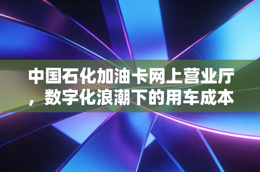 中国石化加油卡网上营业厅，数字化浪潮下的用车成本控制之道