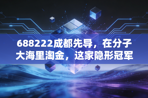 688222成都先导,在分子大海里淘金,这家隐形冠军到底值不值得你长情陪伴?