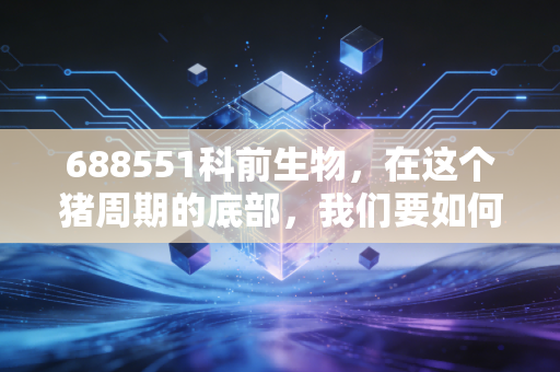 688551科前生物，在这个猪周期的底部，我们要如何看懂一只猪背后的千亿生意？