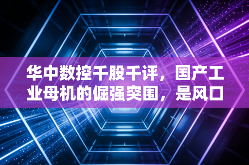华中数控千股千评，国产工业母机的倔强突围，是风口还是浪尖？