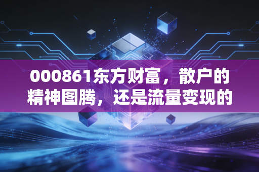 000861东方财富,散户的精神图腾,还是流量变现的韭菜收割机?深度剖析背后的爱恨情仇
