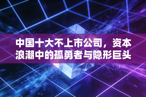 中国十大不上市公司，资本浪潮中的孤勇者与隐形巨头
