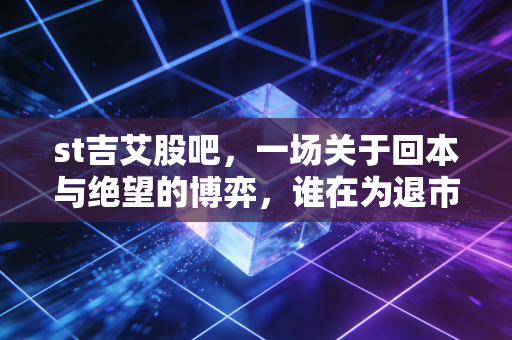 st吉艾股吧，一场关于回本与绝望的博弈，谁在为退市买单？