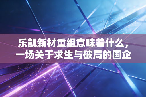 乐凯新材重组意味着什么,一场关于求生与破局的国企蜕变样本