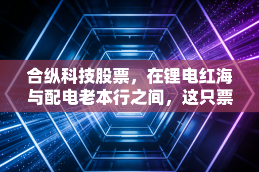 合纵科技股票，在锂电红海与配电老本行之间，这只票到底值不值得赌一把？