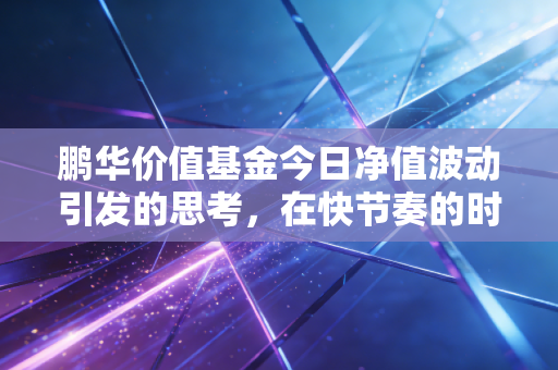 鹏华价值基金今日净值波动引发的思考，在快节奏的时代，我们是否还有耐心等待花开？