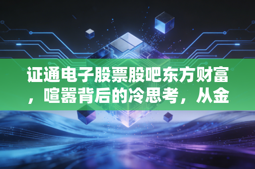 证通电子股票股吧东方财富,喧嚣背后的冷思考,从金融科技到算力底座的突围之路