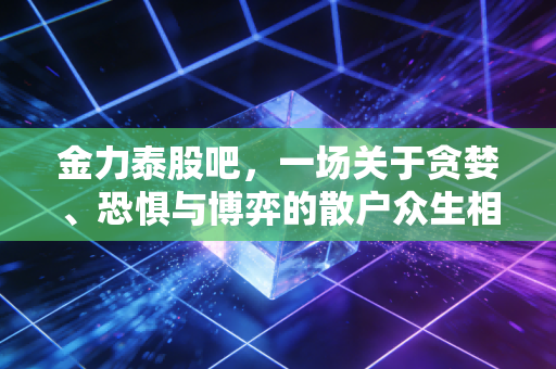 金力泰股吧，一场关于贪婪、恐惧与博弈的散户众生相