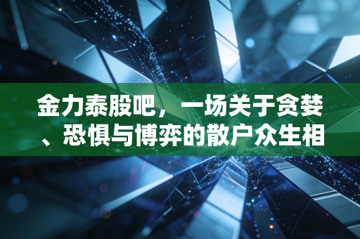 金力泰股吧，一场关于贪婪、恐惧与博弈的散户众生相