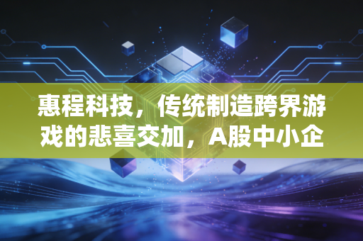 惠程科技，传统制造跨界游戏的悲喜交加，A股中小企业的转型样本