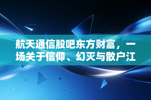 航天通信股吧东方财富,一场关于信仰、幻灭与散户江湖的深度复盘