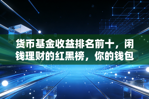 货币基金收益排名前十，闲钱理财的红黑榜，你的钱包选对了吗？
