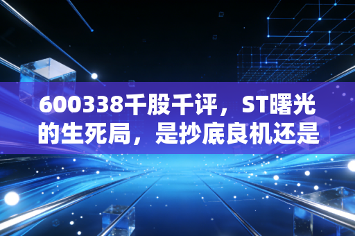 600338千股千评，ST曙光的生死局，是抄底良机还是深坑前奏？