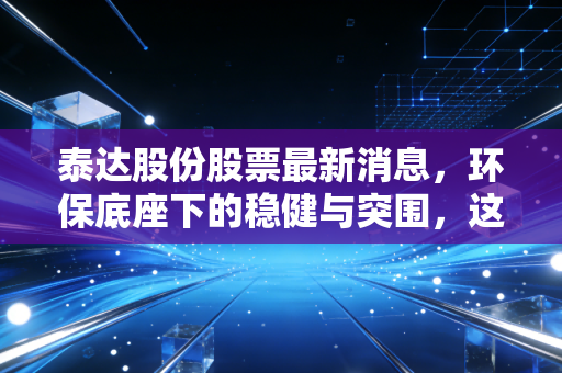 泰达股份股票最新消息，环保底座下的稳健与突围，这只老字号还值得守候吗？