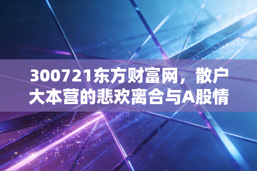 300721东方财富网，散户大本营的悲欢离合与A股情绪的终极晴雨表