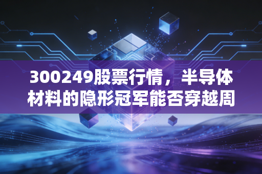 300249股票行情，半导体材料的隐形冠军能否穿越周期？深度解析晶瑞电材的投资逻辑
