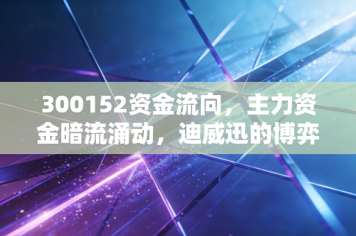 300152资金流向，主力资金暗流涌动，迪威迅的博弈局中局