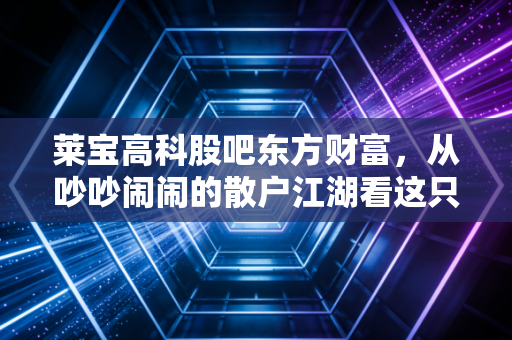 莱宝高科股吧东方财富,从吵吵闹闹的散户江湖看这只触摸屏龙头的真实成色