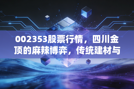 002353股票行情，四川金顶的麻辣博弈，传统建材与新能源的双轮驱动能走多远？
