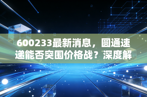 600233最新消息,圆通速递能否突围价格战?深度解析快递巨头的内卷与破局
