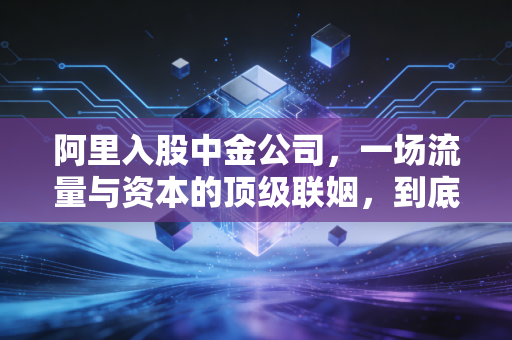 阿里入股中金公司，一场流量与资本的顶级联姻，到底改变了什么？