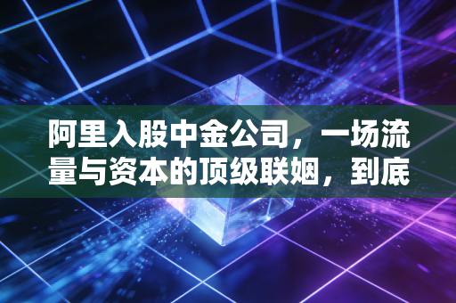 阿里入股中金公司，一场流量与资本的顶级联姻，到底改变了什么？