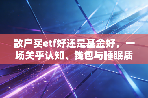 散户买etf好还是基金好，一场关乎认知、钱包与睡眠质量的深度博弈
