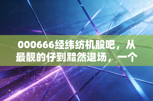000666经纬纺机股吧，从最靓的仔到黯然退场，一个股民的情感投射与市场启示录