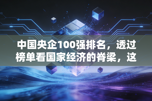 中国央企100强排名，透过榜单看国家经济的脊梁，这些巨头如何改变我们的生活？