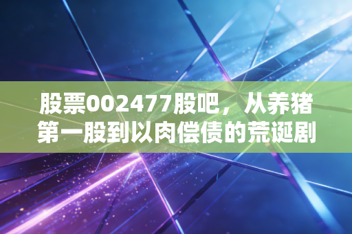 股票002477股吧，从养猪第一股到以肉偿债的荒诞剧，散户的血泪史能给我们什么启示？