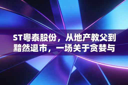 ST粤泰股份，从地产教父到黯然退市，一场关于贪婪与侥幸的残酷博弈
