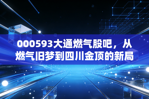 000593大通燃气股吧，从燃气旧梦到四川金顶的新局，一位老股民的自白