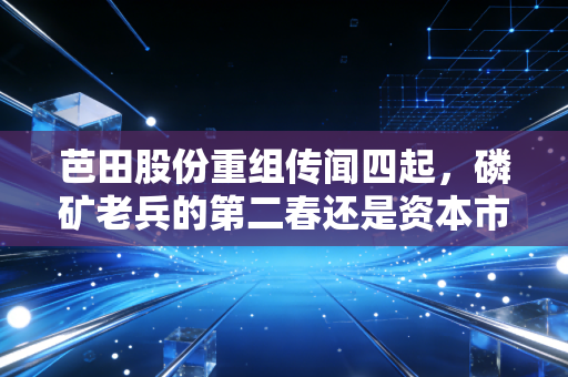 芭田股份重组传闻四起,磷矿老兵的第二春还是资本市场的又一出狼来了?