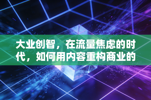 大业创智,在流量焦虑的时代,如何用内容重构商业的信任护城河?